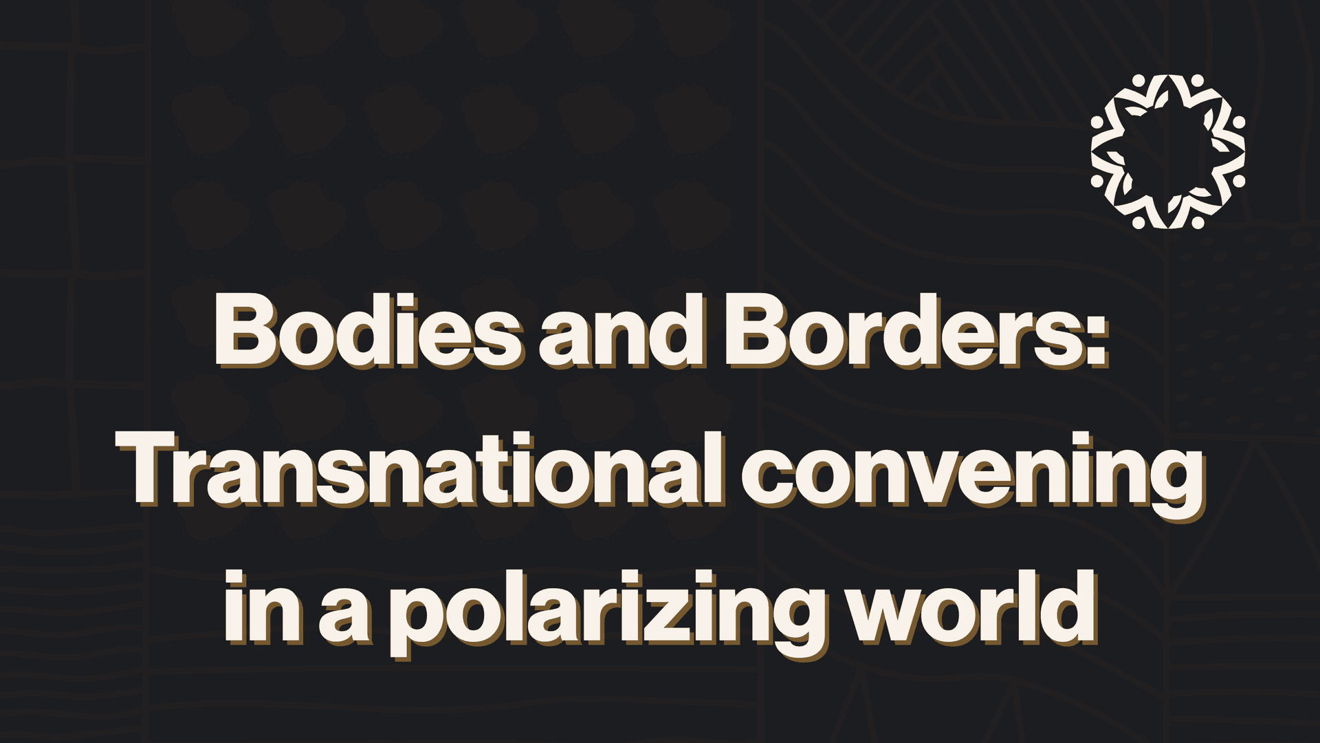 Global activism and borders illustration