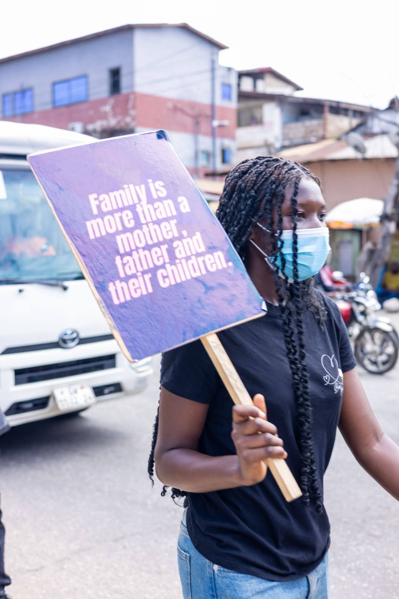 Accra march participants